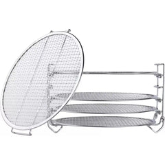 Ziva - Instant Pot Drying rack - stainless steel - 5 layers - Fits Crisp 8L