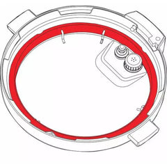 Sealing Ring for Instant Pot 3.8 & 5.7 Liter Multicookers - Pack of 3
